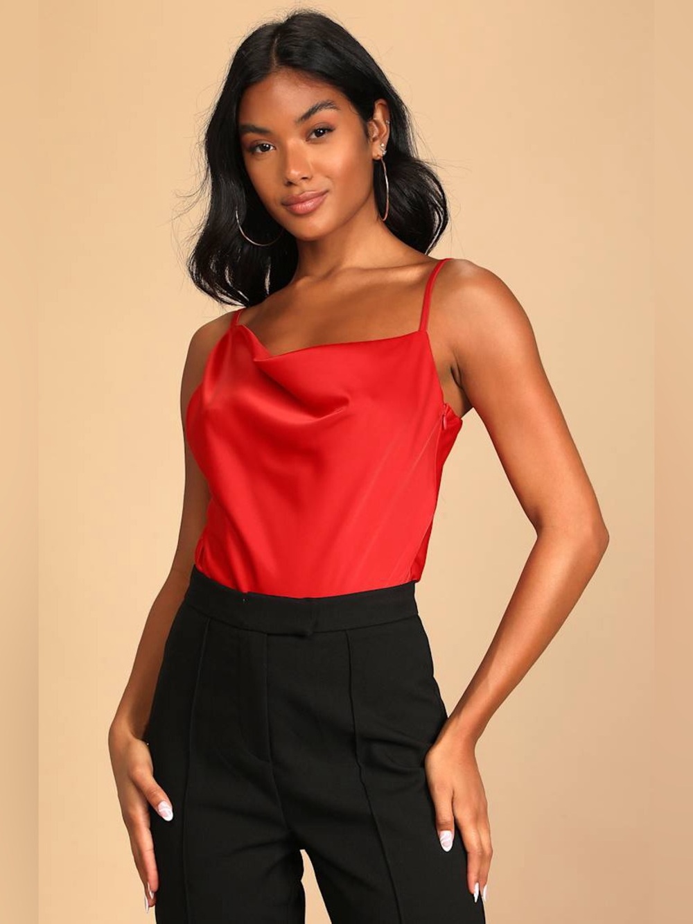 Lulu’s Red  Bodysuit